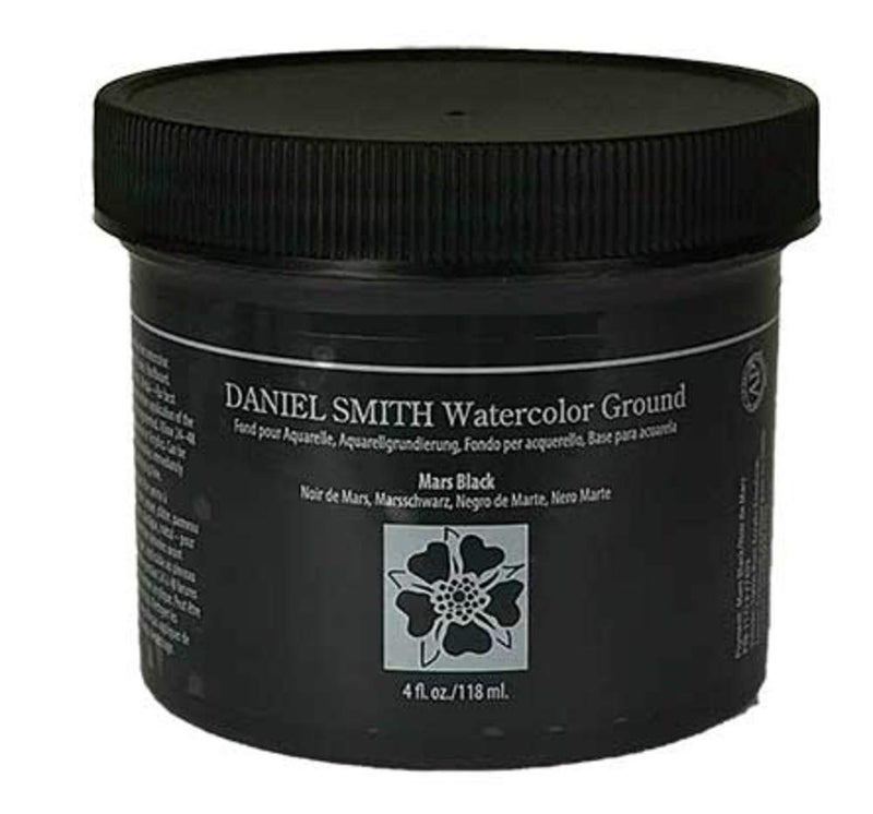 DANIEL SMITH Watercolor Ground 4oz Jar, Mars Black, 284055007, 4-Ounce Fl Oz - Image 2